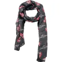 The Rolling Stones Foulard de - Logo - pour Unisexe - noir - Taille Standard