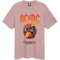 AC/DC T-Shirt Manches courtes de - Amplified Collection - For Those About To Rock - XS - 3XL - pour Homme - rose clair - Taille L