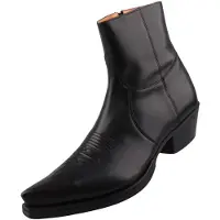Sendra Herren Stiefeletten 7826 Schwarz