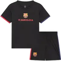 FC Barcelona Tenue D'Extérieur pour Enfants - Saison 2024/2025 - Taille 152 - Maillot de Football et Short de Football - Garçons et Filles