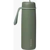 B.Box Stainless Steel Thermos Bottle thermos avec paille Olive 1 pcs