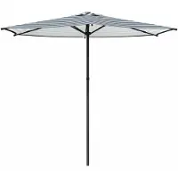 vidaXL Parasol de jardin 270 x 270 cm en polyester, à angle droit