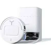 Ecovacs Robot aspirateur/balayeur DEEBOT T80 OMNI WHITE avec technologie de balayage autonettoyante OZMO ROLLER White One Size