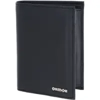 OXMOX Cuir porte-monnaie Leather RFID Protect Kombibörse Pure 2.0 Metal Square Black noir