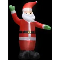 vidaXL Père Noël LED Gonflable avec LEDs Décoration de Noël IP44 3 m