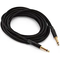 Gear4Music Câble Pro à Gaine Tressée Jack 635 mm TS - Jack 635 mm TS 9 m