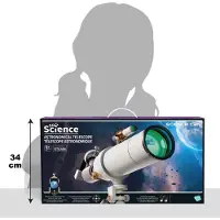 Canal Toys Télescope astronomique So Science avec support smartphone et oculaires