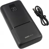 Musthavz 20W Alimentation électrique Powerbank 20,000 mAh black - MHPWRPD20A004BLK