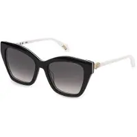 Just cavalli Lunettes de Soleil SJC175 55/18/140 Top nero+bianco+nero Acetato WOMAN SJC175