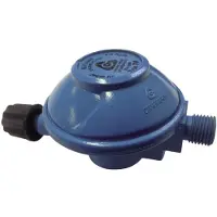 Talamex Détendeur gaz avec filetage 1/4'' mâle gauche Bleu Bleu One Size