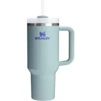Stanley Quencher H2.0 Gobelet avec poigne et paille 40 oz | Couvercle Flowstate 3 positions | Porte-gobelet compatible pour les voyages | Tass