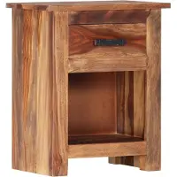 vidaXL Table de chevet 40x30x50 cm Bois massif