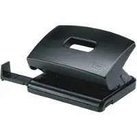 Novus Perforateur C 216, capacité : 16 feuilles, noir perforation : 80 mm, avec butée, en métal, avec
