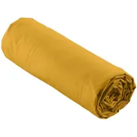 Douceur d'intérieur Drap housse - - percale - Percale de Coton 78fils - 200x160cm - jaune