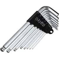 Pro Kit Hexagonal Wrenches 2/2.5/3/4/5/6/8/10 Mm Tool Argenté