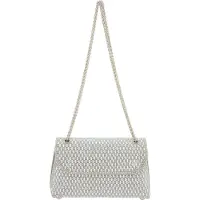 Faina Sac bandoulière gris argenté / argent