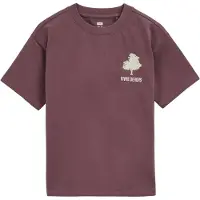 We fashion T-Shirt mastic / mûre