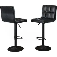 Vicco Tabouret de bar Sena Noir 42x94cm, Model 59939