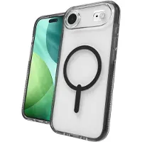 Zagg Case für Apple iPhone Air Santa Cruz Snap jet black (Apple iPhone Air), Coque pour téléphone portable, Transparent, Noir