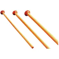Talamex Flag Pole Straight 5 Units Beige 65 cm