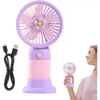 OEM VHV - Ventilateur de cou - Ventilateur de cou rechargeable par USB - Rechargeable par USB, silencieux - Idéal pour la marche, les voyages, le sport