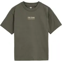 We fashion T-Shirt écru / beige foncé / kaki