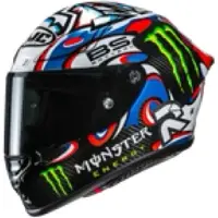 HJC RPHA 1 V2 Carbone Quart. Le Mans 3 MC21 Casque Intégral Blanc/Vert/Bleu L unisex