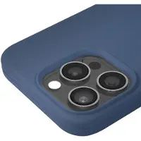 Jaym Housse Premium Soft Feeling, série bleue (Apple iPhone 15 Pro), Coque pour téléphone portable, Bleu