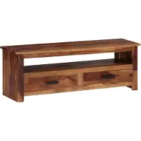 vidaXL Armoire TV 118 x 30 x 40 cm Bois massif