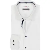 MARVELIS Comfort Fit Chemise blanc, Unicolore