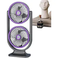 OEM VHV - Ventilateur de cou - Ventilateur de cou rechargeable par USB - Rechargeable par USB, silencieux - Idéal pour la marche, les voyages, le sport