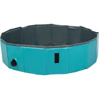 Trixie , Bassin pour chiens, plastique, 120cm x 30cm, bleu