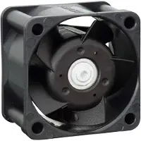 EBM PAPST Ventilateur axial 412J/2HH (40 mm, 1x), Ventilateur PC, Noir