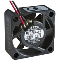 SEPA Ventilateur haute performance (1x), Ventilateur PC, Noir