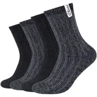 s.Oliver Chaussettes gris foncé / noir