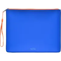 FolderSys Sac à fermeture éclair PHAT BAG A5 bleu/orange 1,2 mm (A5)