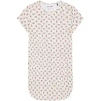 Schiesser Chemise de nuit ' Nightwear ' rose / blanc perle