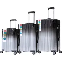 ROYAL SWISS Ensemble de valises à coque rigide 3 pièces Ensemble de valises à roulettes – Serrure à combinaison Roulettes 360°