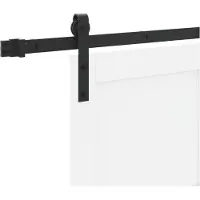 vidaXL Porte coulissante blanche 83 x 202 cm Bois de pin massif