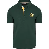 Superdry Polo Piqué Monogram Foncé Vert Vert foncé taille M