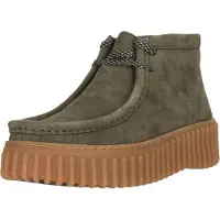 Clarks Chaussure à lacets 'Torhill Moss' vert foncé