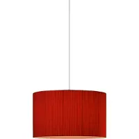 Santa & Cole Sísísí Cilíndricas GT2 Suspension Red-amber ribbon | White | Textured white