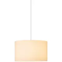 Santa & Cole Sísísí Cilíndricas GT2 Suspension White linen | White | Satin nickel