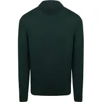 Suitable Pull Cooldry Knit Col Roulé Vert Foncé