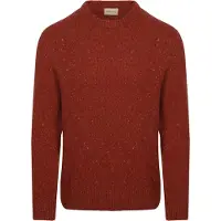 Gant Pull Mélange Laine Rouille