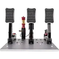 Simagic P2000 Ensemble hydraulique à 3 pédales avec capteur de charge 100KG