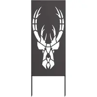 vidaXL Toile pare-vue jardin motif animal noir 50 x 140 cm
