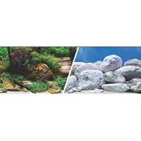 Marina 3D Jardin d'eau/pierres ??61 cm x 7,6 m