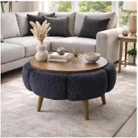 Hannah Home Papatya 60 Coffee Table (60 x 60 x 44 cm)