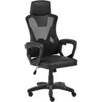 Beliani Ignis, Chaise gaming, Noir